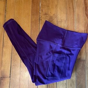Purple Leggings with Pocket